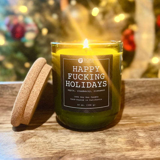 Happy F***ing Holidays (10 oz Candle)
